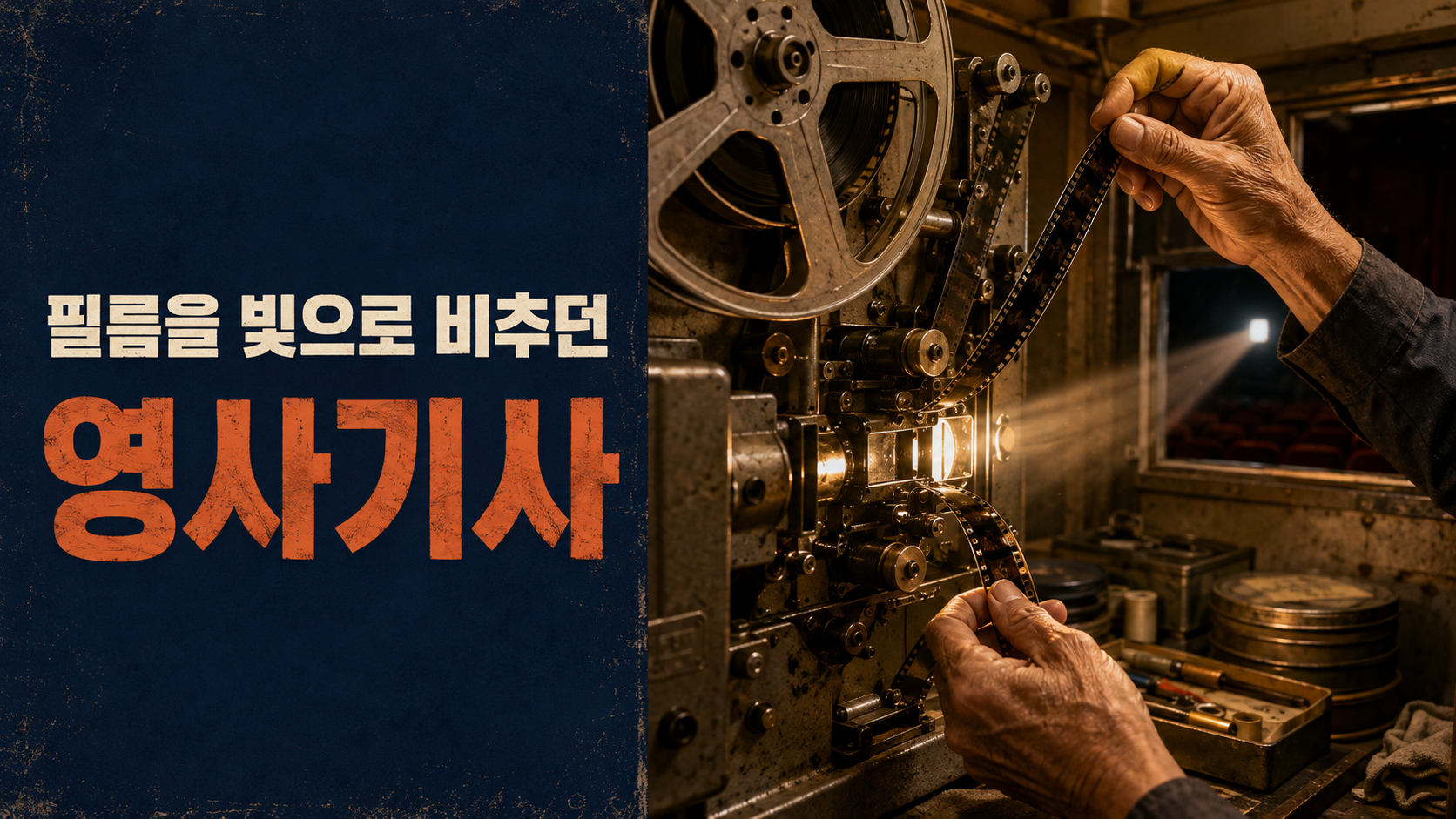 필름을 빛으로 비추던 영사기와 마지막 영사기사들